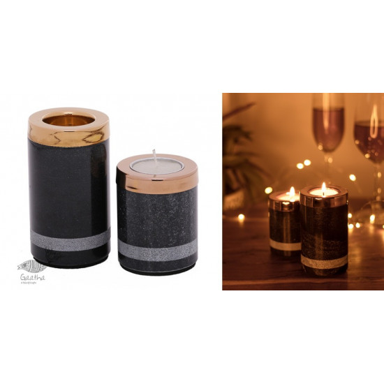 Yin Tealight Towers {set of two} ~ 10